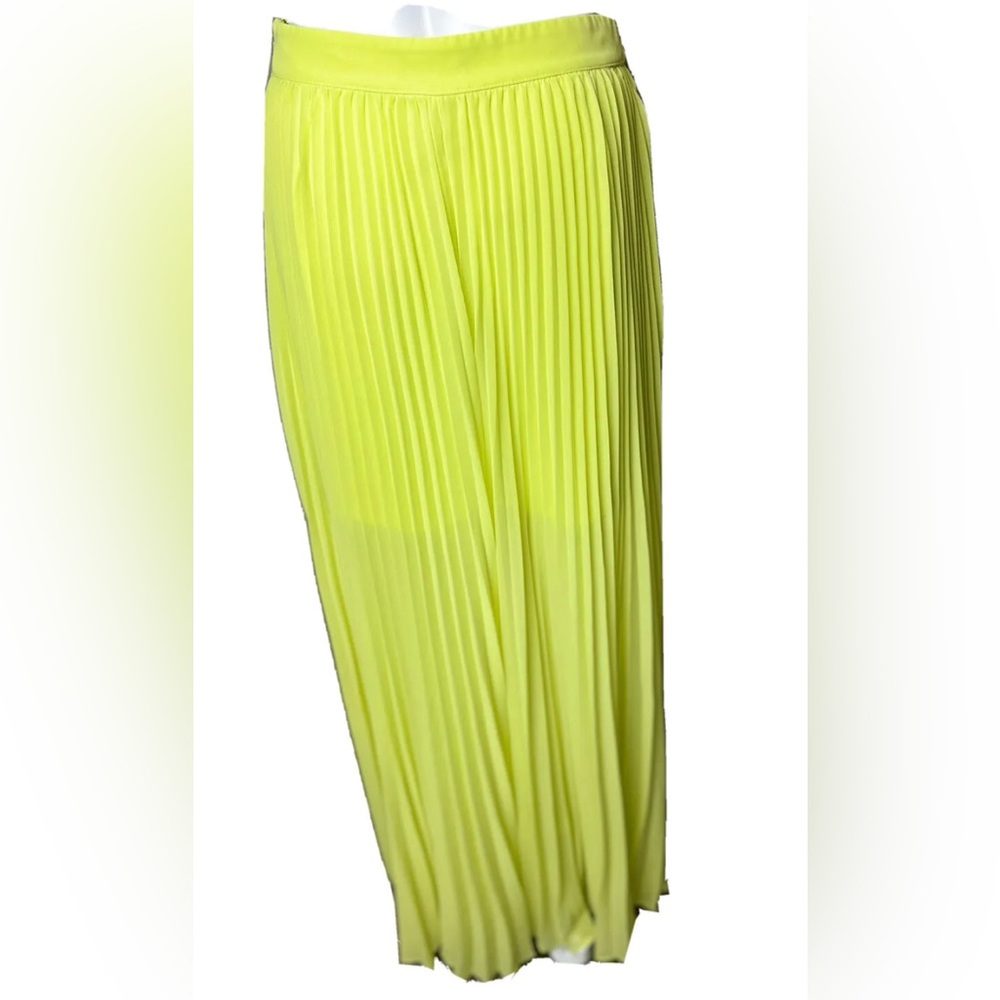 Bebe double slits chiffon maxi skirt